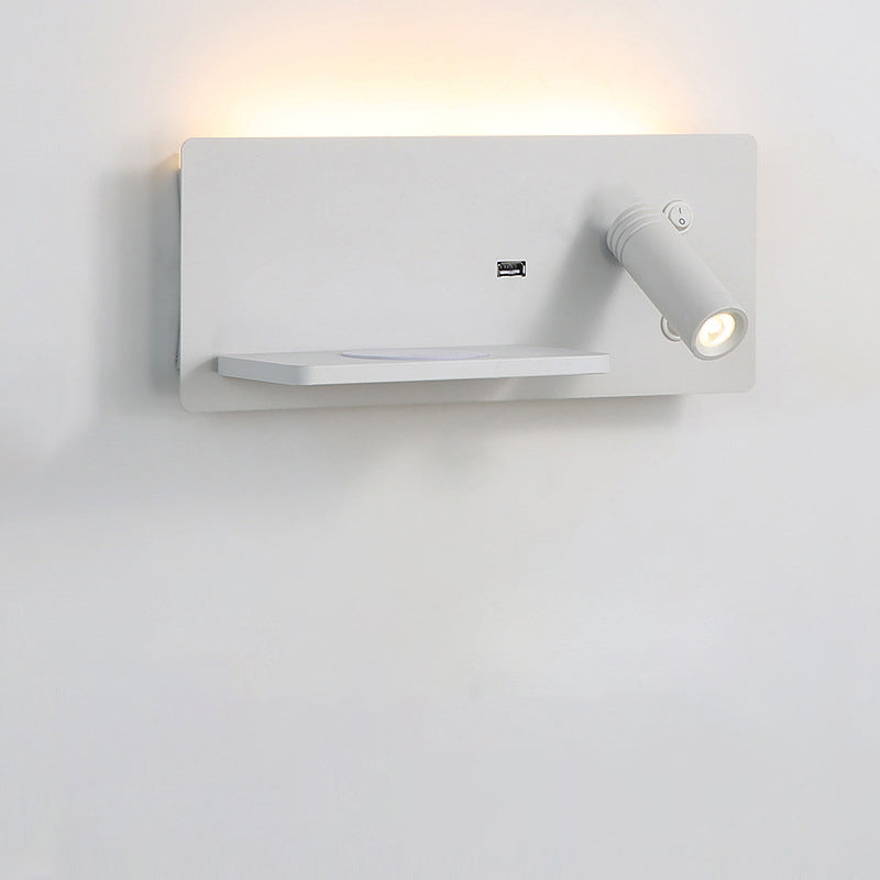 Rectangular LED Rotatable Spotlight Wall Sconce Lamp