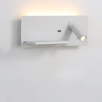 Rectangular LED Rotatable Spotlight Wall Sconce Lamp