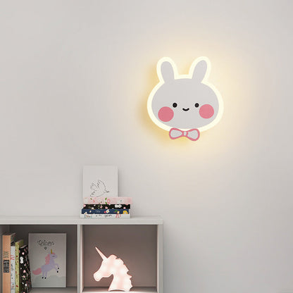 Acrylic Fairy Astronaut Iron LED Kids Wall Sconce Lamp