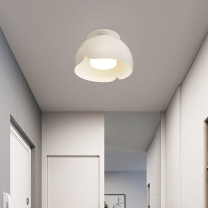Pure White Iron LED Wall Sconce Lamp Flush Mount Lighting