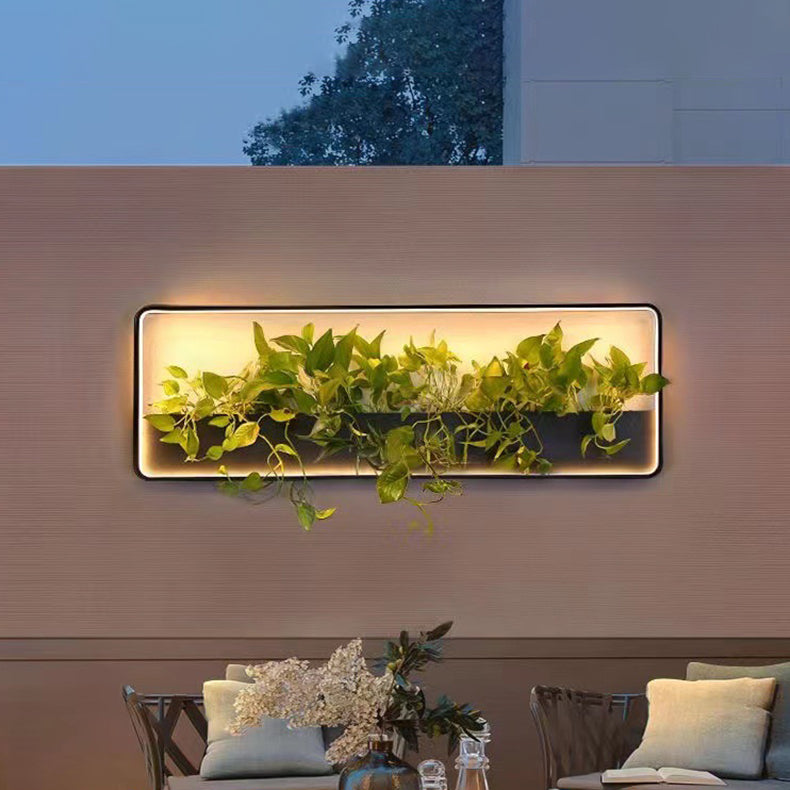 Aluminum Frame Outdoor Waterproof LED Wall Sconce Lamp