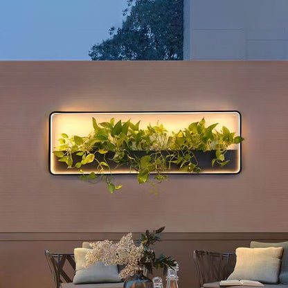 Aluminum Frame Outdoor Waterproof LED Wall Sconce Lamp