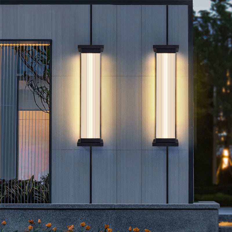 Waterproof Stainless Steel Acrylic Wall Sconce Lamp