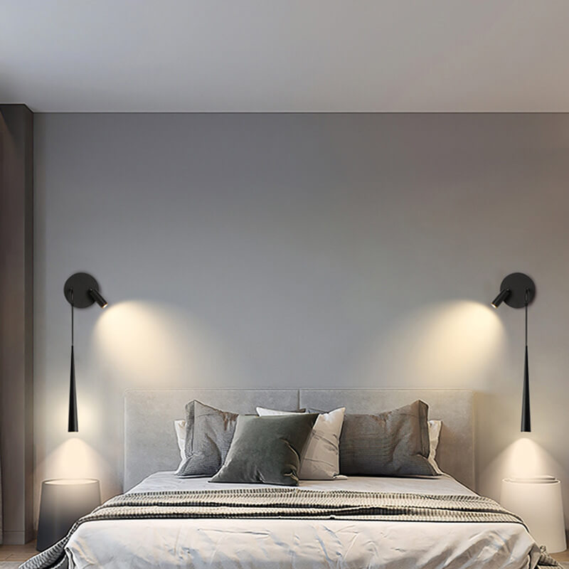 Minimalist Long Cylindrical Spotlight LED Wall Sconce Lamp