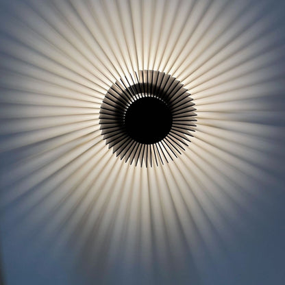 Aluminum Round Sun Flower Design LED Wall Sconce Lamp