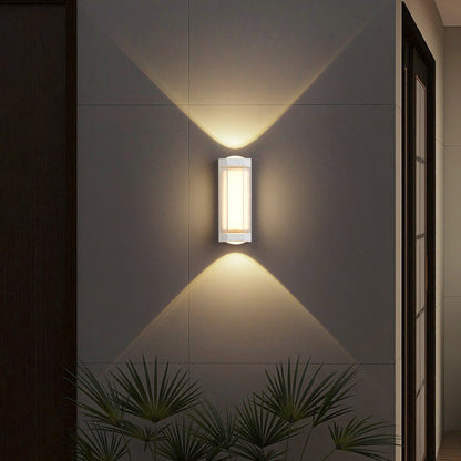 Simplicity Down Luminous LED Waterproof Wall Sconce Lamp