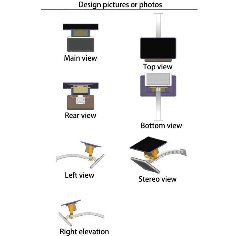 Modern Minimalist Solar Square Plastic LED Wall Sconce Lamp