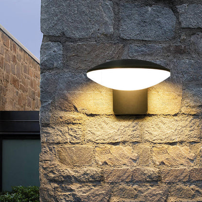Simplicity Aluminum Acrylic LED Outdoor Wall Sconce Lamp