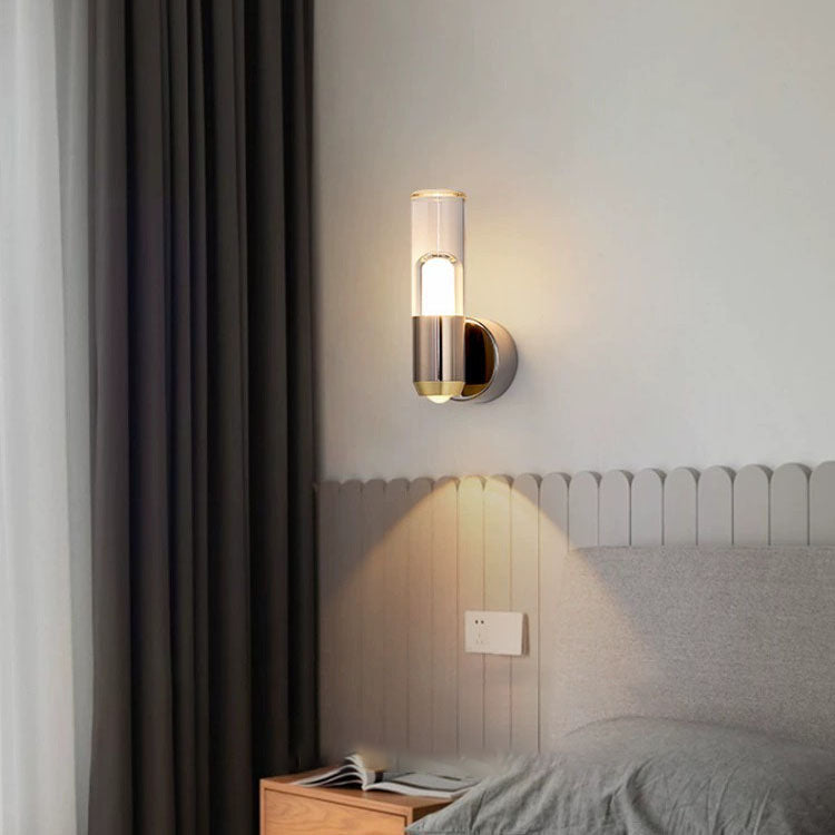 Nordic Aluminum Iron Cylinder LED Wall Sconce Lamp