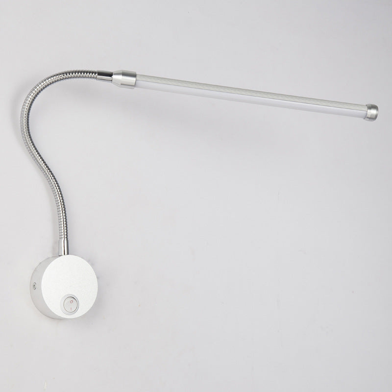 Modern Simplicity Aluminum PC Strip LED Wall Sconce Lamp