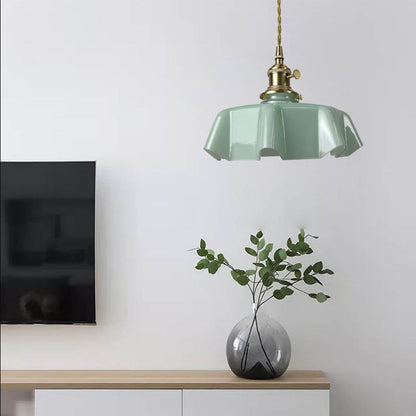 Traditional Petal Pendant Light