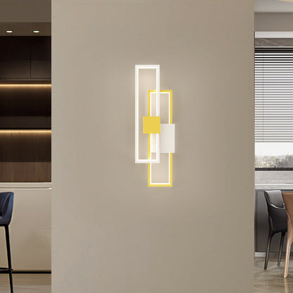 Double Aluminum Iron Silicone LED Wall Sconce Lamp