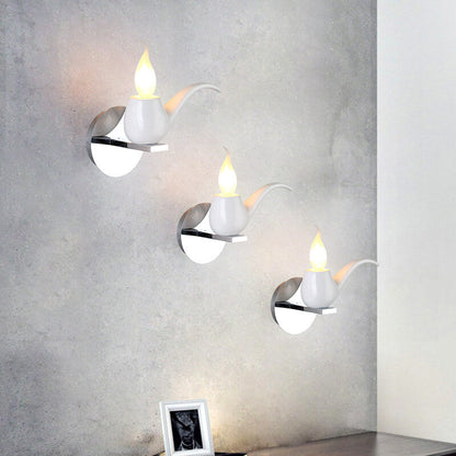 Creative Pipe Resin Hardware 1-Light Wall Sconce Lamp