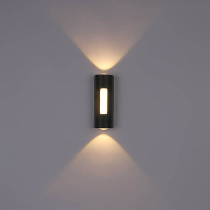 Cylindrical Design LED Outdoor Decorative Wall Sconce Lamp