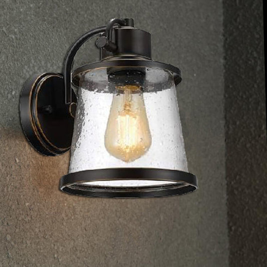 Iron Art Nostalgic Waterproof 1-Light Wall Sconce Lamp