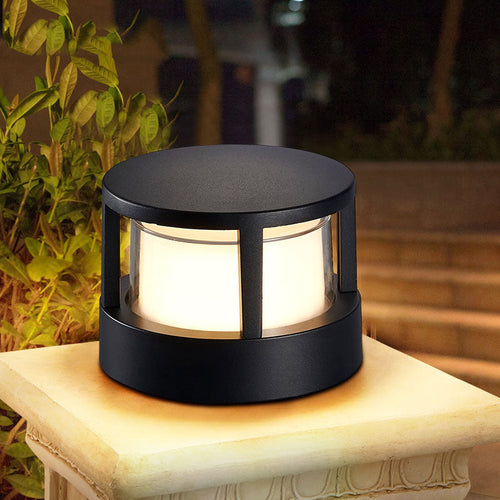 Industrial Aluminum Cylinder LED Outdoor Lawn Light
