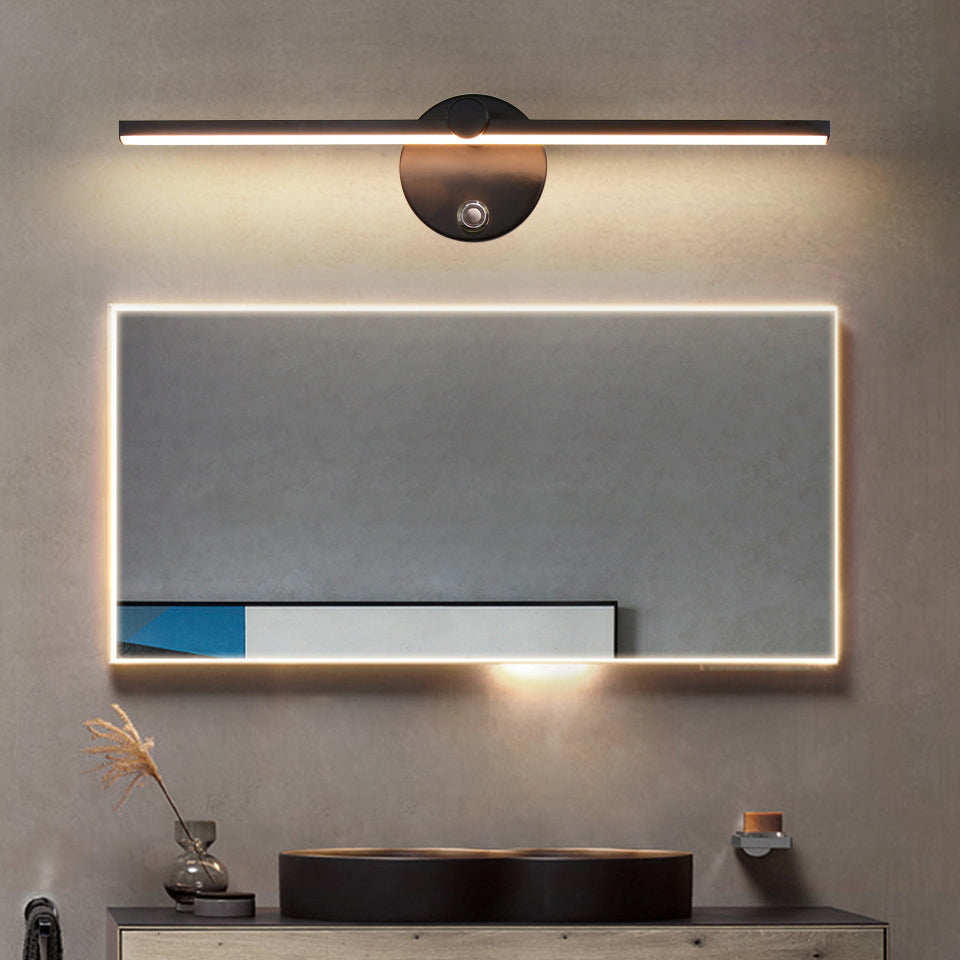 Aluminum LED Rotatable Touch Dimmer Wall Sconce Lamp