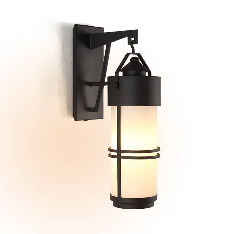European Iron Outdoor Waterproof 1-Light Wall Sconce Lamp