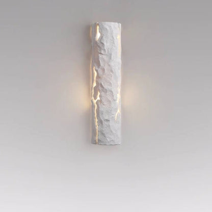Resin Imitation Rock Stump Shade LED Wall Sconce Lamp