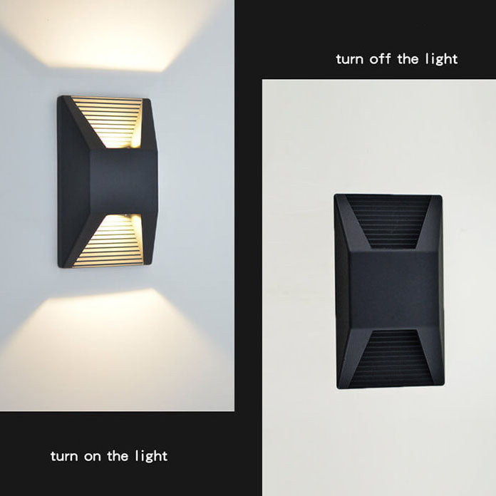 Outdoor Geometry Spotlights Waterproof LED Wall Sconce Lamp