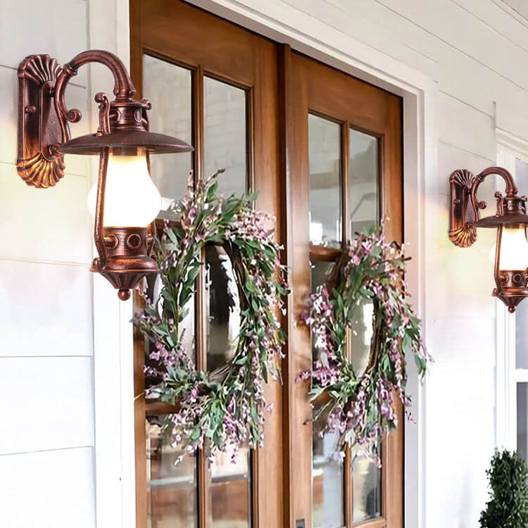 Aluminum Lamp 1-Light Outdoor Waterproof Wall Sconce Lamp