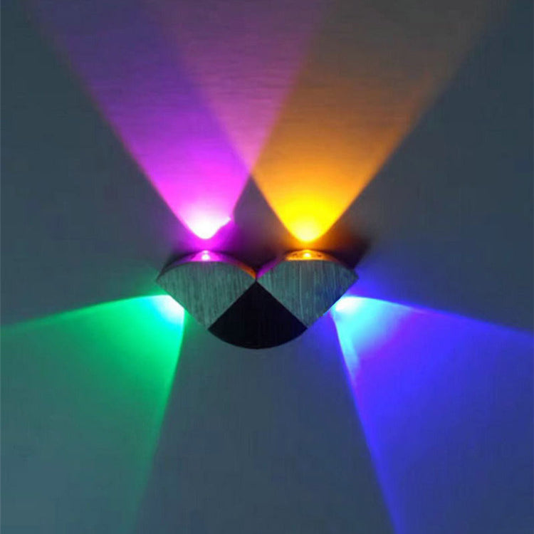Modern Simplicity Butterfly Aluminum LED Wall Sconce Lamp