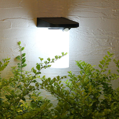 Simplicity ABS Column LED Outdoor Wall Sconce Lamp