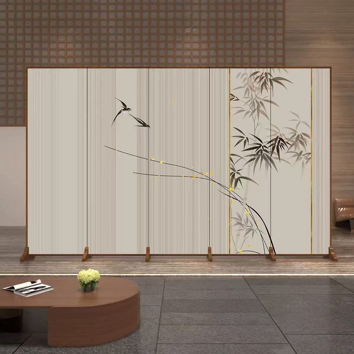 Traditional Wood Solid Wood Room Divider
