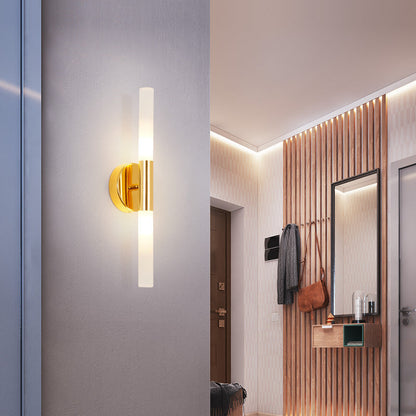 Minimalist Aluminum Iron Cylinder LED Wall Sconce Lamp