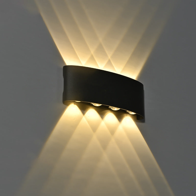 Waterproof Aluminium Iron Acrylic LED Wall Sconce Lamp