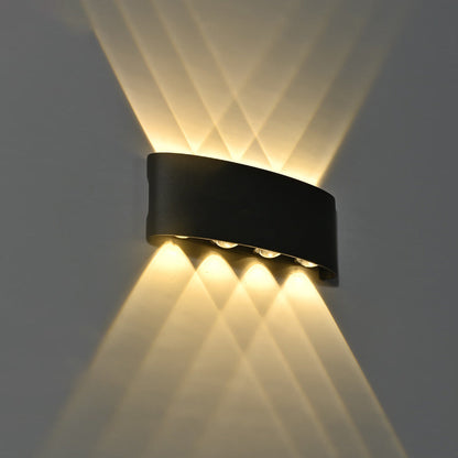 Waterproof Aluminium Iron Acrylic LED Wall Sconce Lamp
