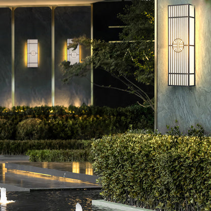 Chinese Steel Plastic LED Outdoor Wall Sconce Lamp