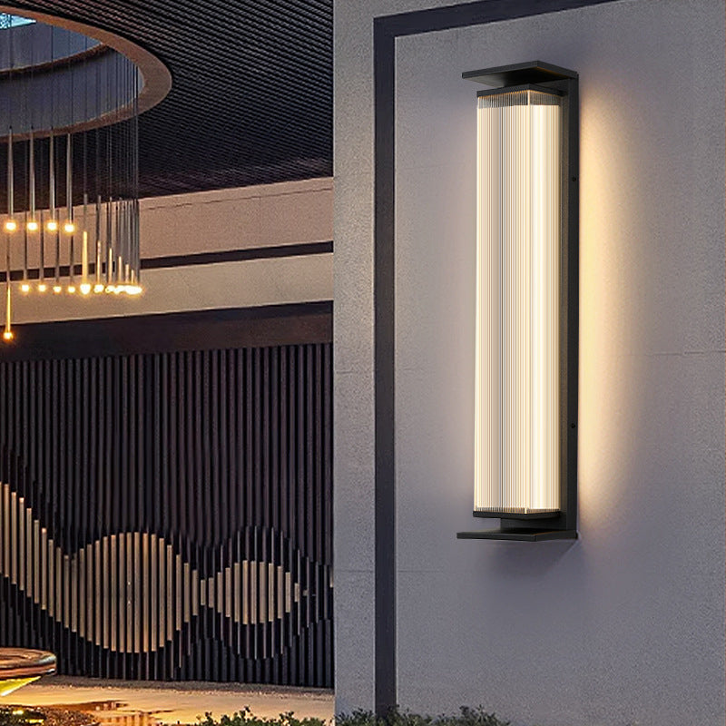 Waterproof Stainless Steel Acrylic LED Wall Sconce Lamp