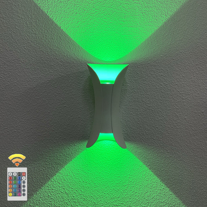 Waterproof Rectangle Aluminum LED Wall Sconce Lamp