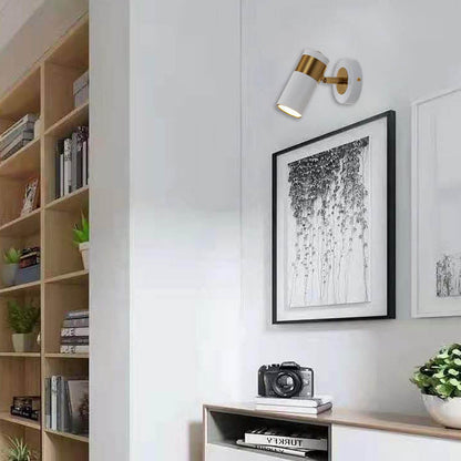 Scandinavian Hardware Iron Acrylic 1-Light Wall Sconce Lamp