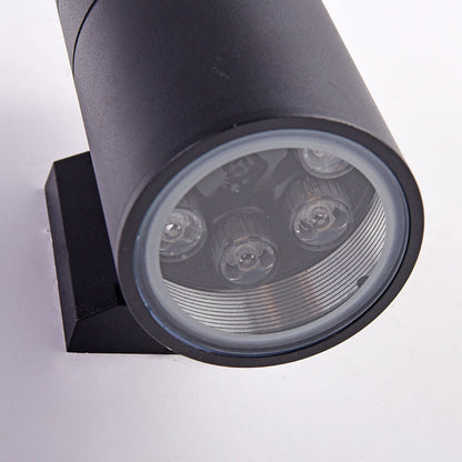 Aluminum And Down Luminous LED Waterproof Wall Sconce Lamp