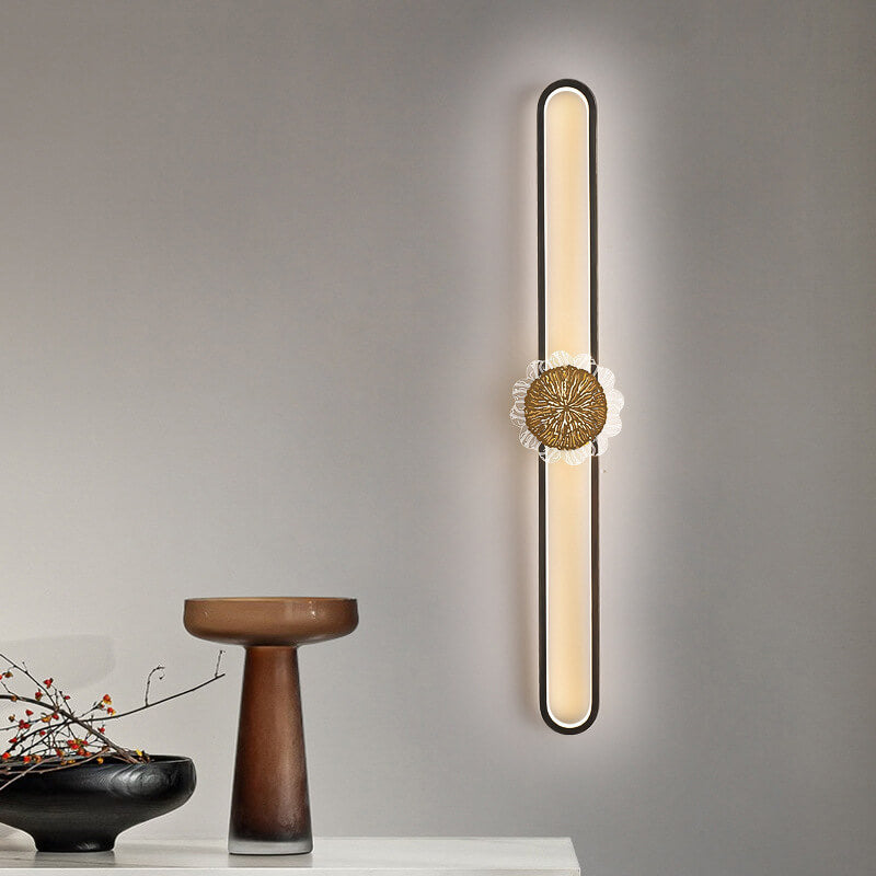 Full Copper Minimalist Ring Design LED Wall Sconce Lamp