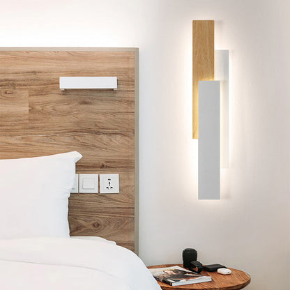 Simplicity Geometric Iron Rectangular LED Wall Sconce Lamp