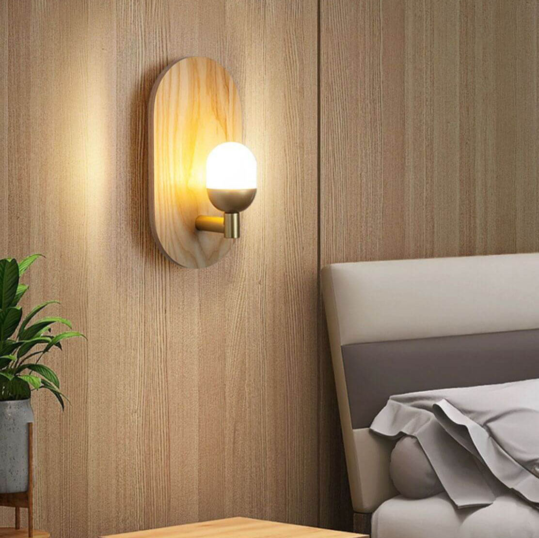 Acrylic Lamp Shade Log Brand 1-Light Wall Sconce Lamp