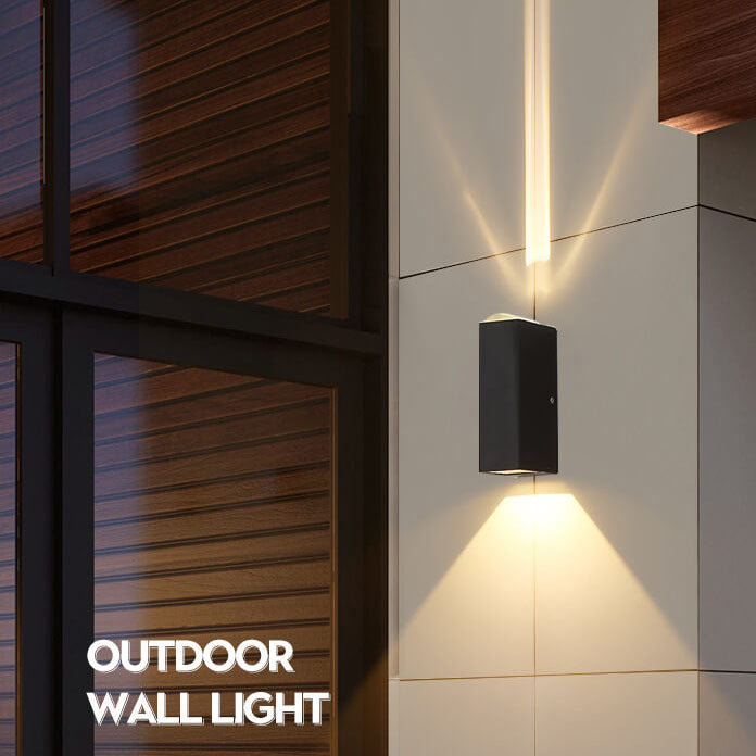 Modern Rectangular LED Outdoor Wall Sconce