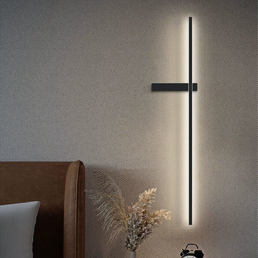 Iron Aluminum Silica Strip Line LED Wall Sconce Lamp