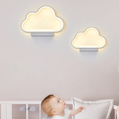Simplicity Frame Silicone Strip LED Kids Wall Sconce Lamp