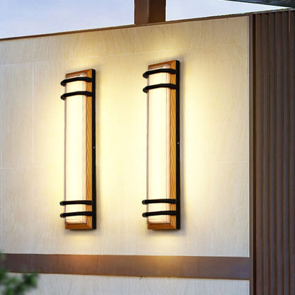 Aluminum Acrylic Shade LED Waterproof Wall Sconce Lamp