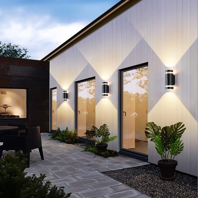 Waterproof Up And Down Luminous Spotlight Wall Sconce Lamp