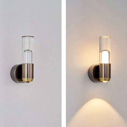 Luxury Aluminum Acrylic Column LED Wall Sconce Lamp