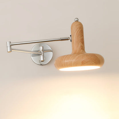 Scandinavian Adjustable Arm 1-Light Wall Sconce Lamp