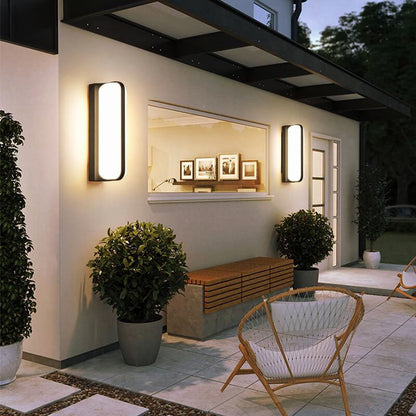Oval Indoor Outdoor Waterproof Patio Wall Sconce Lamp