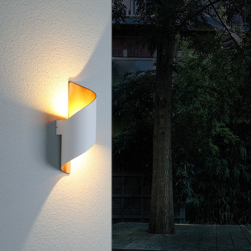 Bending Outdoor Indoor Waterproof LED Wall Sconce Lamp