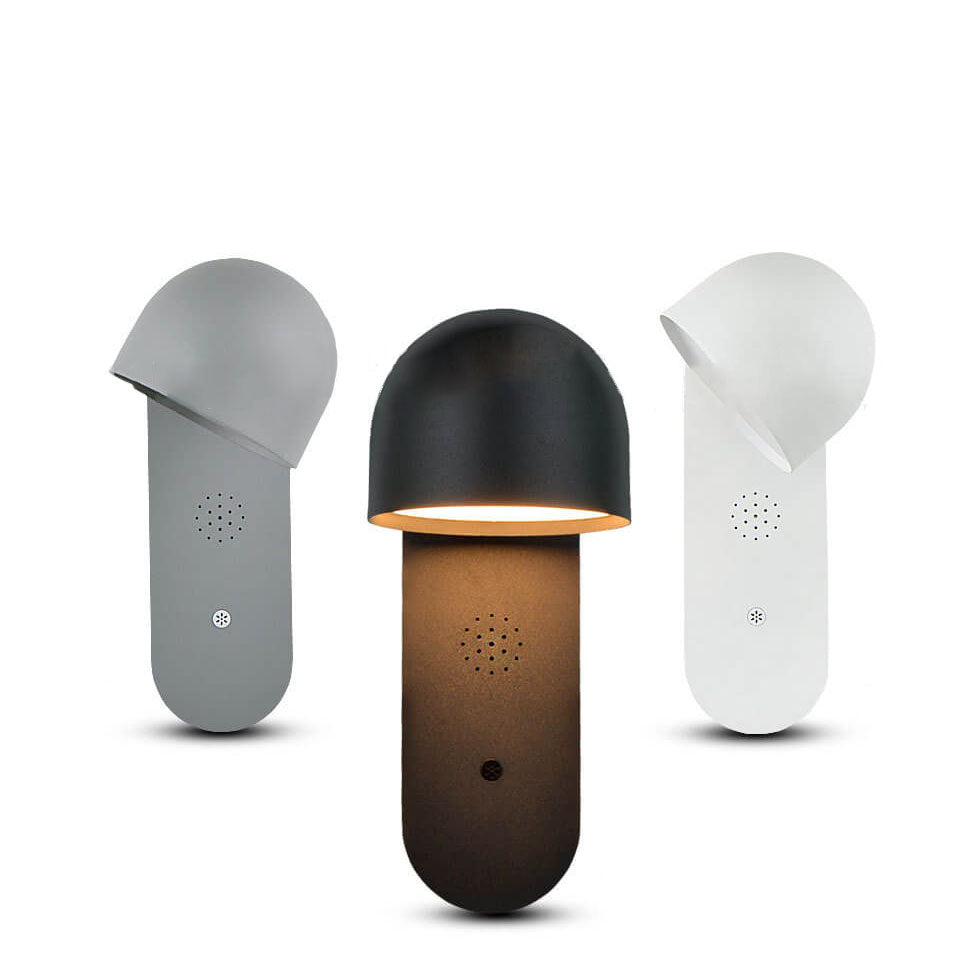 Solid Round Head Voice Control Acrylic LED Wall Sconce Lamp