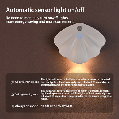 Simplicity ABS Shell LED Rechargeable Wall Sconce Lamp